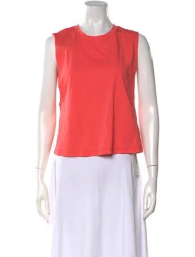 Pre-owned On Crew Neck Sleeveless Top W/ Tags In Orange