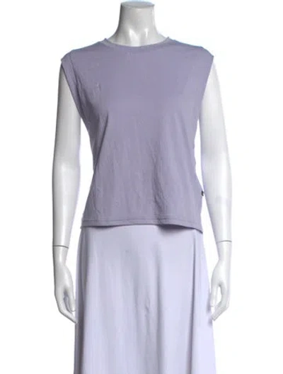 Pre-owned On Crew Neck Sleeveless Top W/ Tags In Purple
