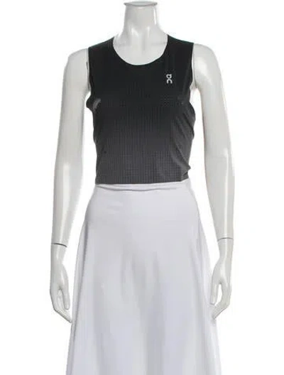 Pre-owned On Crew Neck Sleeveless Top W/ Tags In White