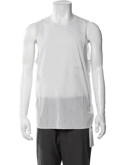 Pre-owned On Crew Neck Sleeveless T-shirt W/ Tags In White