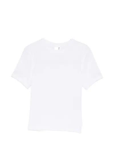 On Crew-neck T-shirt In White