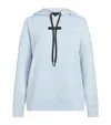 On Womens Arctic Logo-print Zip-slit Jersey Hoody In Blue