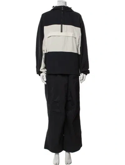 Pre-owned On Embroidered Accent Tracksuit W/ Tags In Black