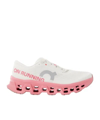 On Fabric-knitted Performance Sneakers In White