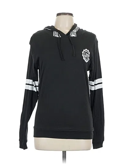 Pre-owned On Fire Pullover Hoodie In Black