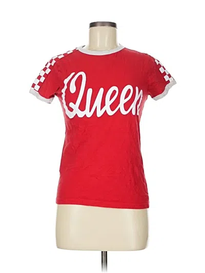 Pre-owned On Fire Short Sleeve T-shirt In Red