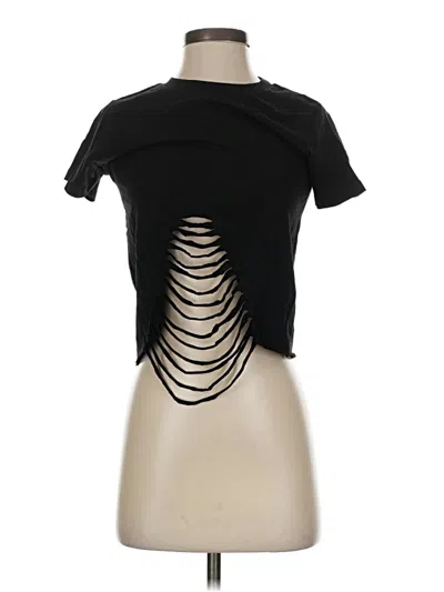 Pre-owned On Fire Short Sleeve T-shirt In Black