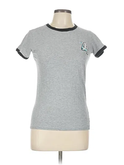 Pre-owned On Fire Short Sleeve T-shirt In Gray