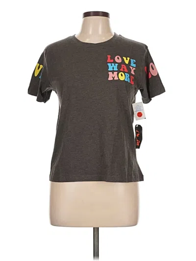 Pre-owned On Fire Short Sleeve T-shirt In Gray