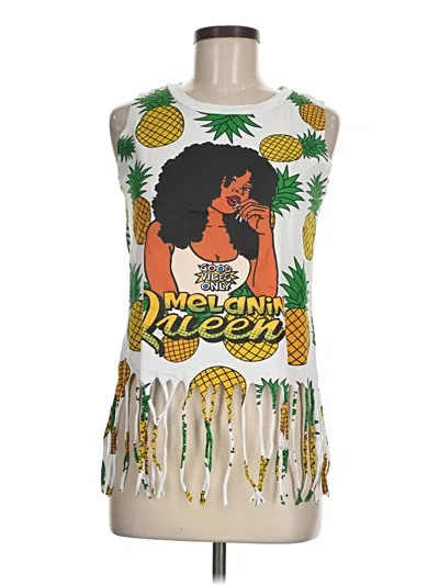 Pre-owned On Fire Sleeveless T-shirt In Yellow