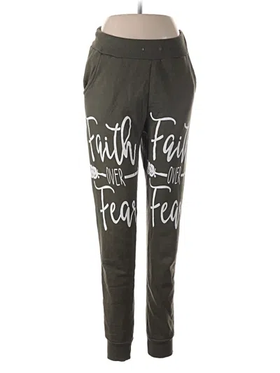 Pre-owned On Fire Track Pants In Green