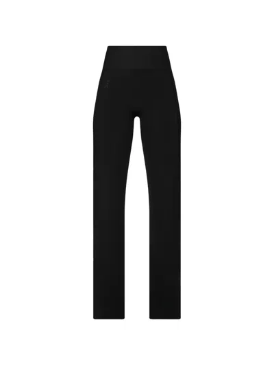 On Flared Stretch Leggings In Black