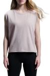 On Focus Crop Top Zinc Xs In Fade