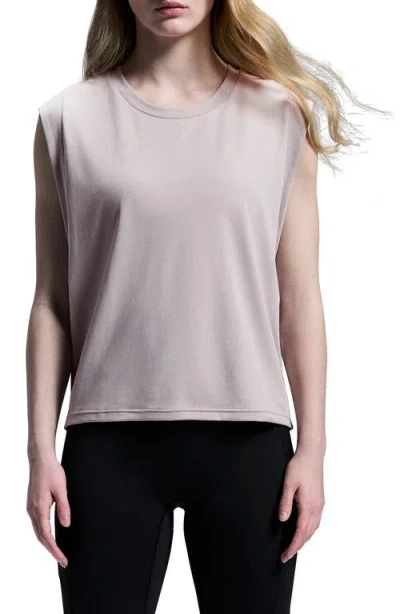 On Focus Crop Top Zinc Xs In Fade