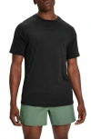 On Focus-t Performance Running T-shirt In Black