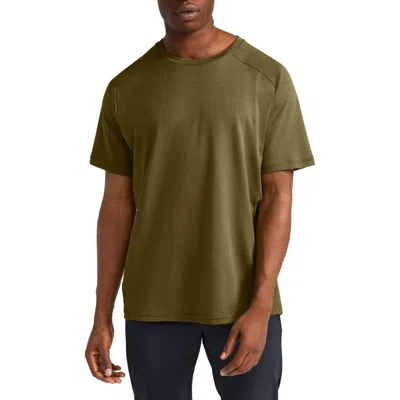 On Focus-t Performance Running T-shirt In Hunter