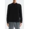 On Focus Tech Crewneck Sweatshirt In Black