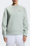 On Focus Tech Crewneck Sweatshirt In Gray