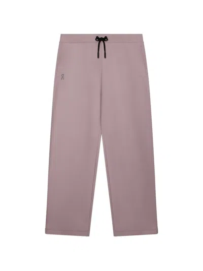 On Focus Tech Drawstring Track Pants In Pink