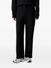 On Focus Tech Drawstring Wide-leg Track Pants In Black