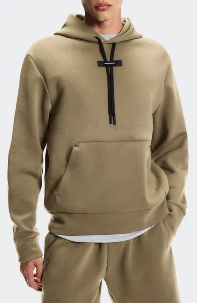 On Focus Tech Hoodie In Brown