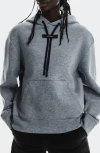 On Focus Tech Hoodie In Gray