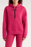On Focus Tech Hoodie In Pink