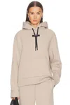 On Focus Tech Hoodie In Neutral