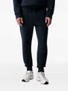 On Focus Tech Logo-print Drawstring Track Pants In Blue