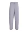 On Womens Lilac Focus Tech Straight-leg Stretch-cott Blend Jogging Bottoms In Purple