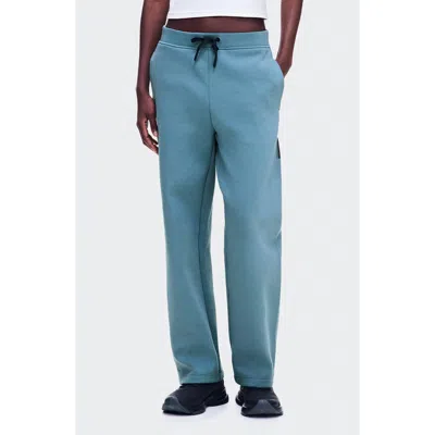 On Focus Tech Wide Leg Sweatpants In Blue