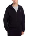 On Focus Tech Zip Hoodie In Black