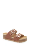 On Foot Naoshima Platform Sandal In Cuero