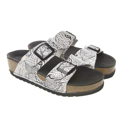 On Foot Women's Aurora 1110 Sandal In Estanapado Mandala In Gray