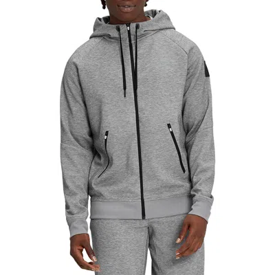 On Full Zip Hoodie In Grey