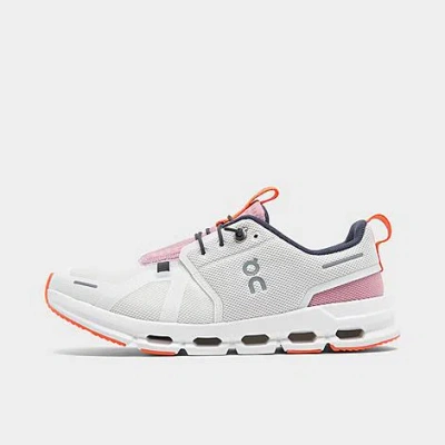 On Unisex Cloud Sky Sneakers - Big Kid In Undyed-white Mauve