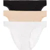 On Gossamer 3-pack Cotton Hip Bikinis