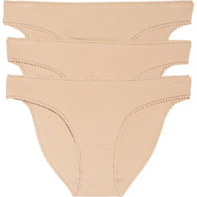 On Gossamer 3-pack Cotton Hip Bikinis