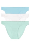 On Gossamer 3-pack Cotton Hip Bikinis