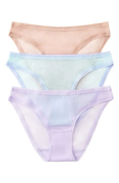 On Gossamer 3-pack Mesh Hip Bikinis