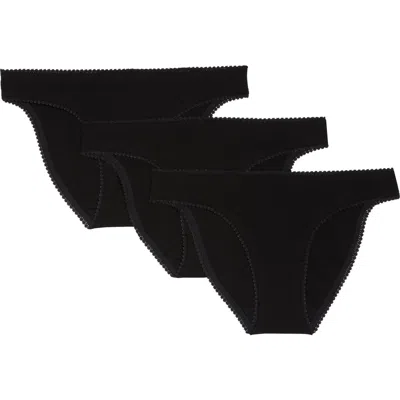 ON GOSSAMER ON GOSSAMER 3-PACK MESH HIP BIKINIS