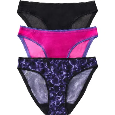 ON GOSSAMER ON GOSSAMER 3-PACK MESH HIP BIKINIS