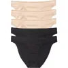 On Gossamer 5-pack Cabana Stretch Cotton Bikinis