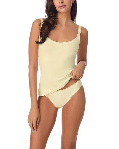 On Gossamer Cabana Cotton Blend Stretch Camisole In Yellow