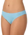 On Gossamer Cabana Cotton Blend Stretch Hip G-string In Clear Sky