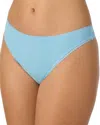 On Gossamer Cabana Cotton Blend Stretch Hip G-string In Clear Sky