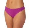 On Gossamer Cabana Stretch Cotton Thong In Purple Wine