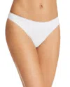 On Gossamer Cabana Cotton Blend Stretch Hip G-string In White
