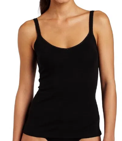 On Gossamer Cabana Cotton Camisole In Black
