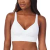 On Gossamer Cabana Cotton Seamless Built-up Wireless Bra In White